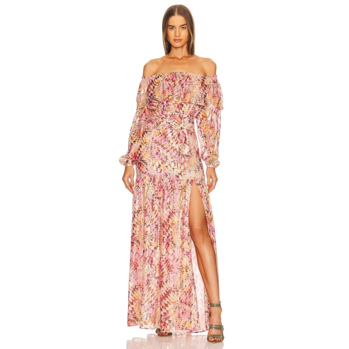 Dundas X Revolve 【 Luna Maxi Dress Women Optic Geo 】 ドレス レディースファッション ドレス レディース