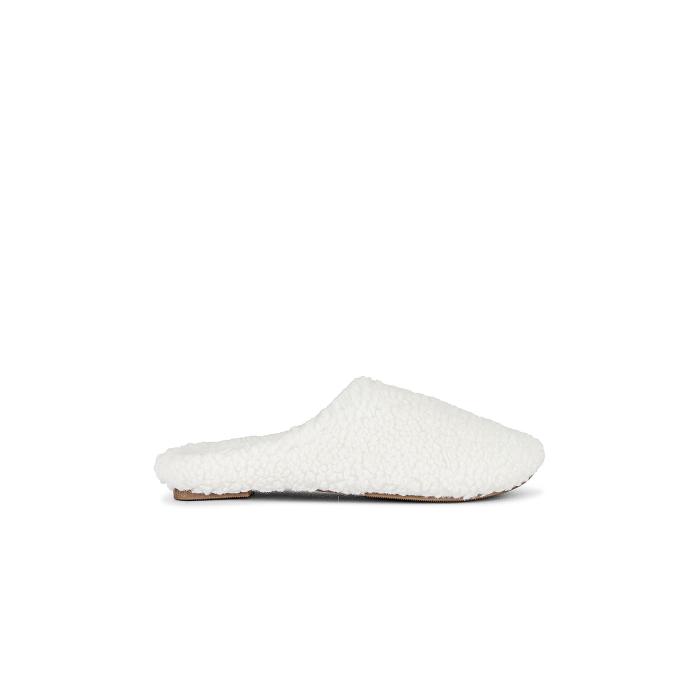 エバージェイ Eberjey 【 The Sherpa Slipper Women Ivory 】 レディース 象牙色