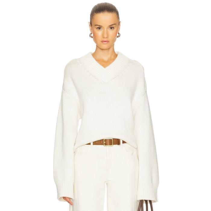 ラグアンドボーン Rag & Bone 【 Danica V-Neck Sweater Women Ivory 】 Vネック トレーナー レディースファッション トップス ニット セーター セーター レディース アイボリー