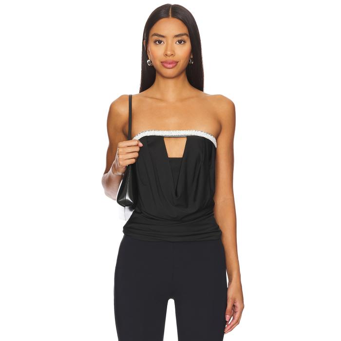 Superdown 【 Bea Tube Top Women Black 】 レディースファッション トップス その他 レディース 黒色 ブラック