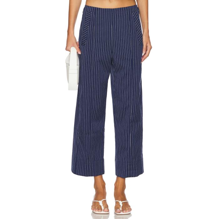 フリーピープル Free People 【 Acadia Trouser Women Blue Combo 】 レディースファッション ボトムス パンツ レディース 青色 ブルー