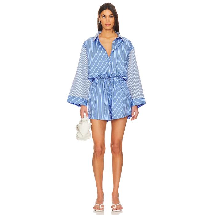 フェイスフルザブランド Faithfull The Brand 【 Capaci Playsuit Women Baratti Stripe With Pelosa Stripe 】 レディースファッション オールインワン サロペット レディース Stripe ストライプ