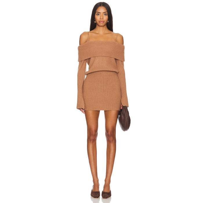 Ser.o.ya 【 Greta Sweater Dress Women Camel 】 トレーナー ドレス レディース camel キャメル|スニケス