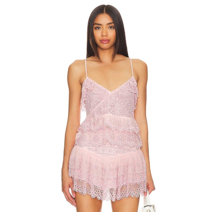 Loveshackfancy 【 Saturn Top Women Pink Mystique 】 レディース pink さくら色