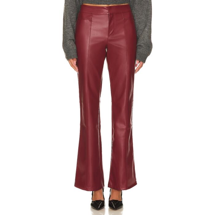 フリーピープル Free People 【 X We The Free Uptown High Rise Faux Leather Pant Women Mulberries 】 フリー ハイ ライズ レザー パンツ レディースファッション ボトムス パンツ レディース
