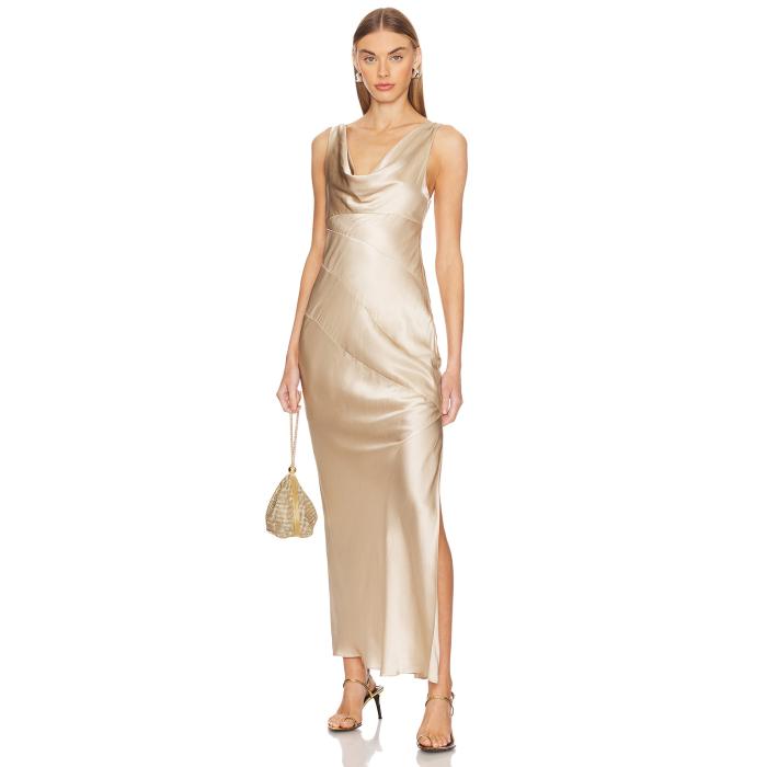 Nicholas 【 Sally Cowl Neck Maxi Dress Women Pearl 】 ドレス レディースファッション ドレス レディース パール