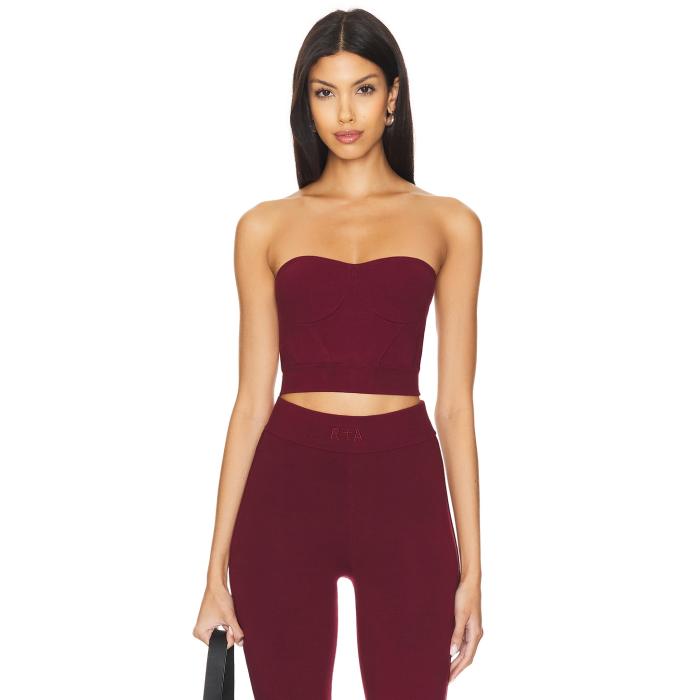 Rta 【 Nour Bandeau Top Women Bordeaux 】 レディースファッション トップス ベアトップ チューブトップ レディース