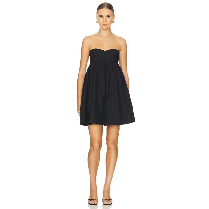 スサナモナコ Susana Monaco 【 Strapless Mini Dress Women Black 】 ドレス レディース 黒色 ブラック|スニケス
