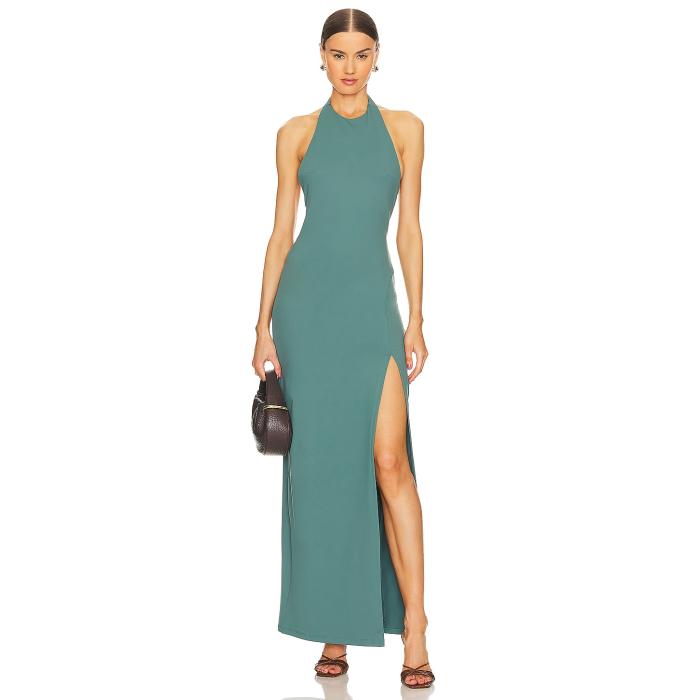 スサナモナコ Susana Monaco 【 Halter Maxi Dress Women Rosemary 】 御召しもの レディース