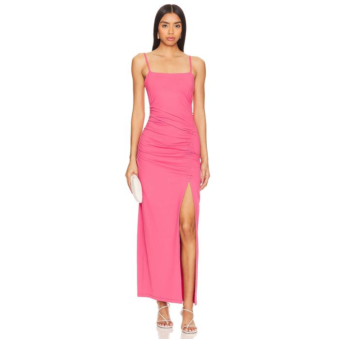 スサナモナコ Susana Monaco 【 Ruched Maxi Dress Women Azalea 】 ドレス レディースファッション ドレス レディース