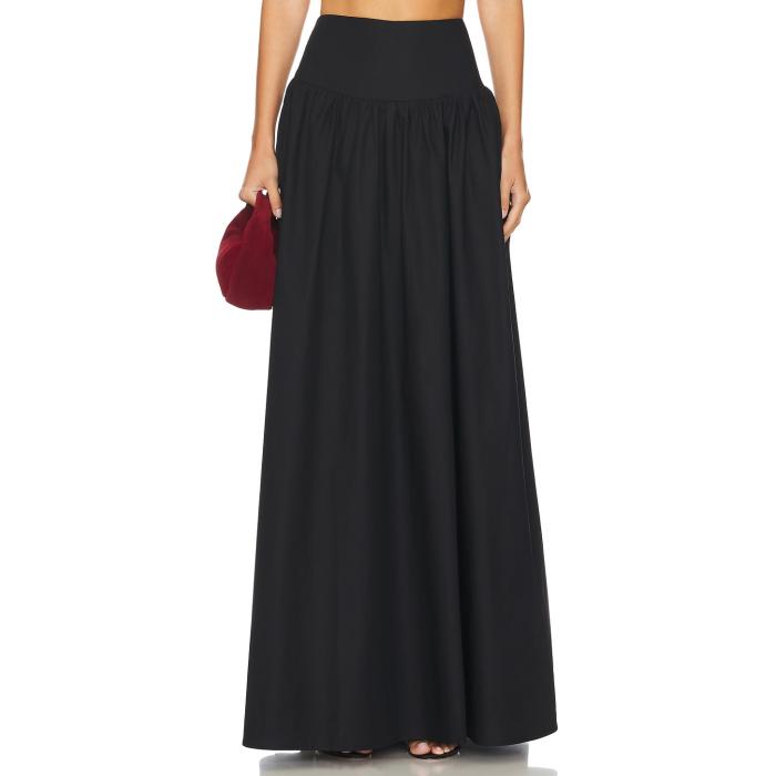 スサナモナコ Susana Monaco 【 Drop Waist Skirt Women Black 】 レディースファッション ボトムス スカート レディース 黒色 ブラック