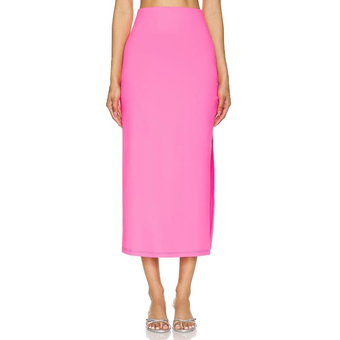 スサナモナコ Susana Monaco 【 Midi Skirt Women Shocking Pink 】 ミディスカート レディースファッション ボトムス スカート レディース pink ピンク