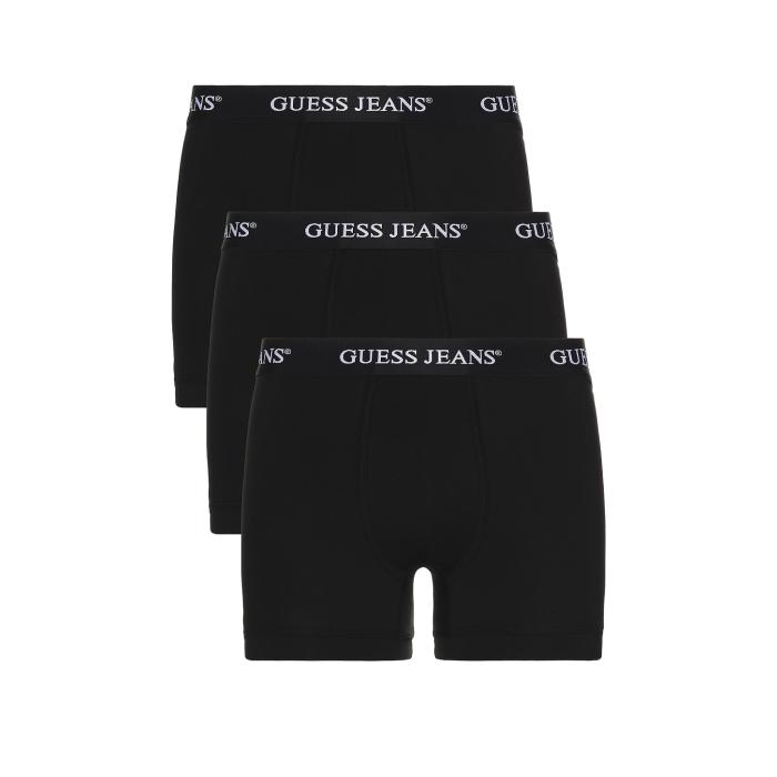 Guess Jeans 【 3 Pack Boxer Brief Men Jet Black 】 メンズ 黒いこと 黒いこと
