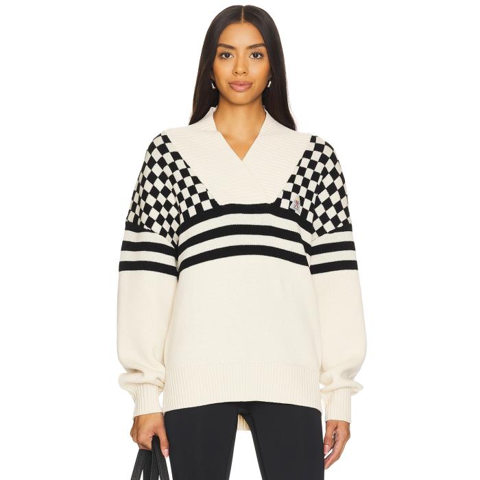 The Upside 【 Mojo Scarlett Knit Sweater Women Check 】 ニット トレーナー レディースファッション トップス ニット セーター セーター レディース