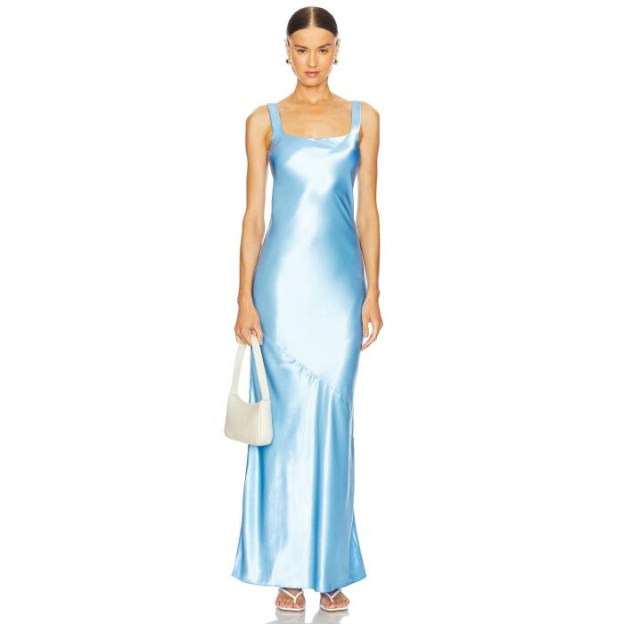 L'academie 【 By Marianna Laetitia Maxi Dress Women Blue 】 ドレス レディースファッション ドレス レディース 青色 ブルー