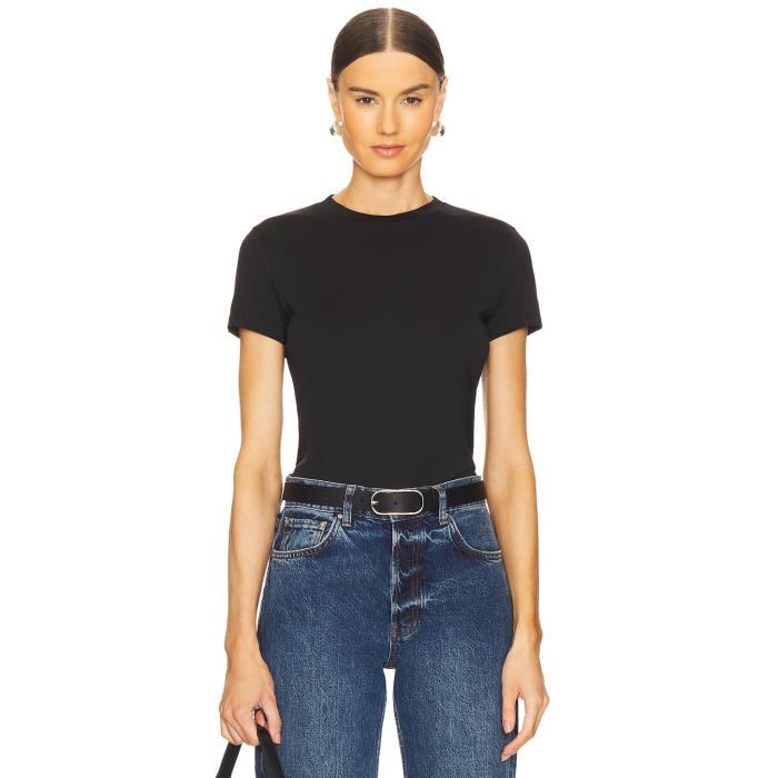 セオリー Theory 【 Tiny Tee Women Black 】 Tシャツ レディースファッション トップス Tシャツ カットソー レディース 黒色 ブラック