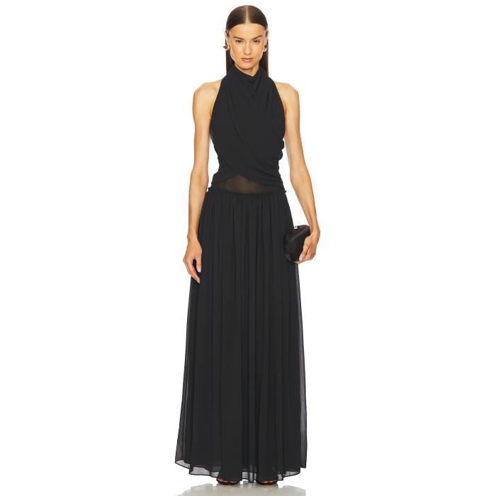 L'academie 【 By Marianna Amouage Maxi Dress Women Black 】 ドレス レディースファッション ドレス レディース 黒色 ブラック 31,655円
