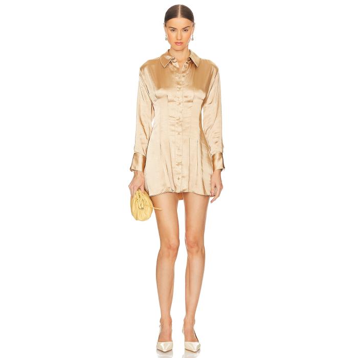 L'academie 【 Imogen Mini Dress Women Champagne 】 ドレス レディースファッション ドレス レディース