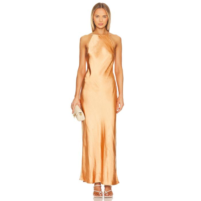 Lacademie 【 Emmeline Maxi Dress Women Cinnamon Brown 】 ドレス レディース 茶色 ブラウン