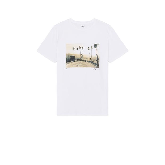 ペイジ Paige 【 Terrell Graphic Tee Men Hollywood Graphic 】 グラフィック Tシャツ メンズ�
2000
��ァッション トップス Tシャツ カットソー メンズ グラフィック