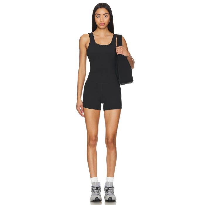 バーリー Varley 【 Let\u0027s Move Bates Romper Women Black 】 ロンパース レディース 黒いこと 黒いこと