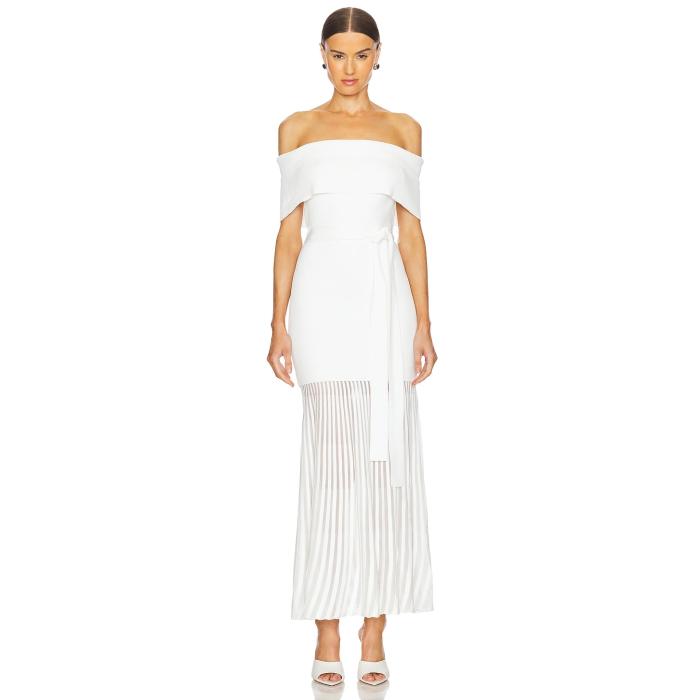 Rebecca Vallance 【 Mariana Knit Midi Dress Women Ivory 】 ニット ドレス レディースファッション ドレス レディース アイボリー