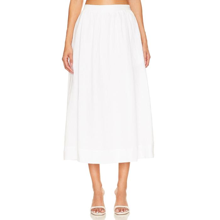 Rhode 【 Aaron Skirt Women White 】 レディースファッション ボトムス スカート レディース 白色 ホワイト