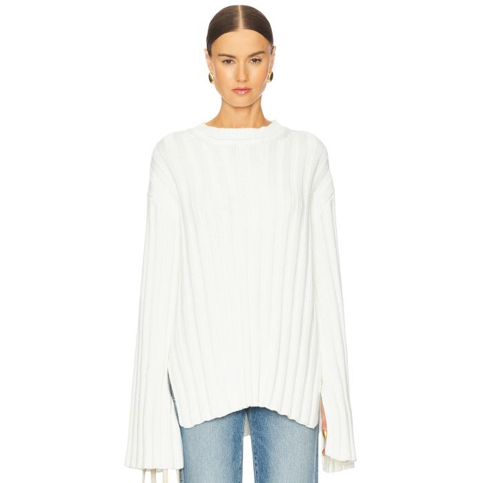 Eaves 【 Asher Crewneck Sweater Women Ivory 】 トレーナー レディースファッション トップス ニット セーター セーター レディース アイボリー