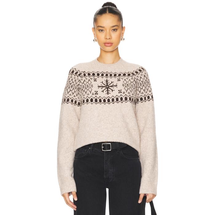 Lovers And Friends 【 Josette Fairisle Sweater Women Beige & Brown Multi 】 トレーナー レディースファッション トップス ニット セーター セーター レディース ベージュ 茶色 ブラウン