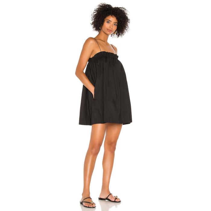 L'academie 【 The Arcello Mini Dress Women Black 】 ドレス レディースファッション ドレス レディース 黒色 ブラック