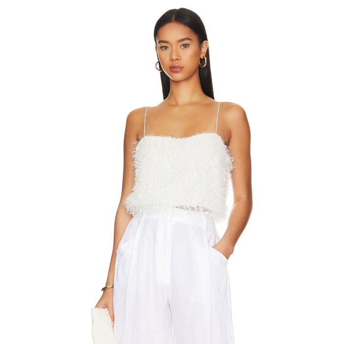 ショウミーユアムームー Show Me Your Mumu 【 She Cute Top Women White 】 レディースファッション トップス その他 レディース 白色 ホワイト