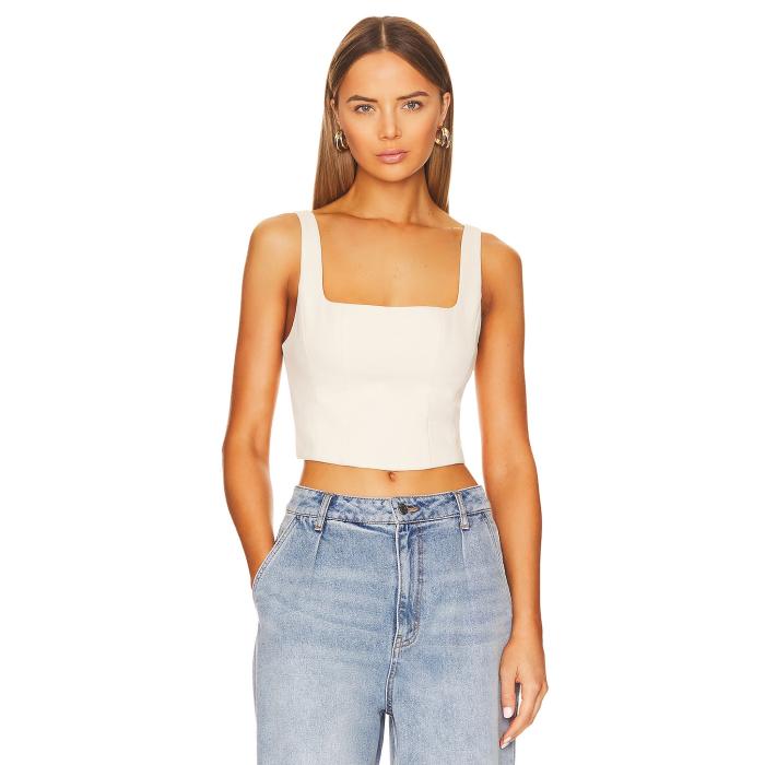 ショウミーユアムームー Show Me Your Mumu 【 Corset Top Women Off White 】 レディースファッション トップス その他 レディース 白色 ホワイト