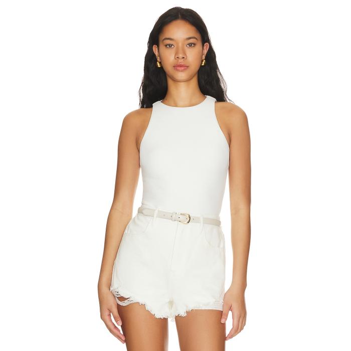 ショウミーユアムームー Show Me Your Mumu 【 Best Bodysuit Women White 】 ボディースーツ レディースファッション トップス その他 レディース 白色 ホワイト