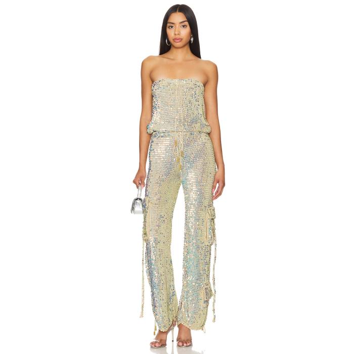 Retrofete 【 Hanalise Jumpsuit Women White Clay 】 ジャンプスーツ レディースファッション その他 レディース 白色 ホワイト