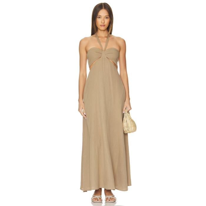 Lblc The Label 【 Dakota Dress Women Mocha 】 ドレス レディースファッション ドレス レディース