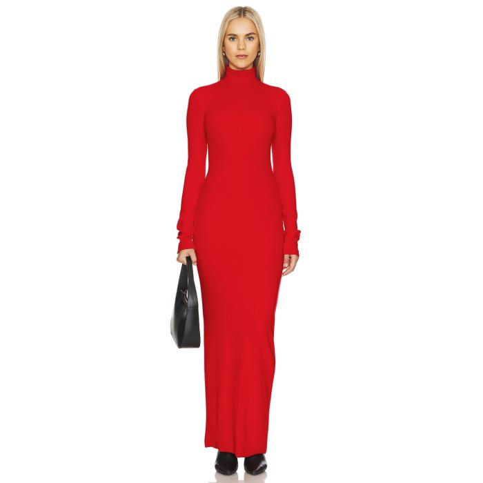 Cotton Citizen 【 The Verona Turtleneck Maxi Dress Women Cherry 】 ドレス レディースファッション ドレス レディース