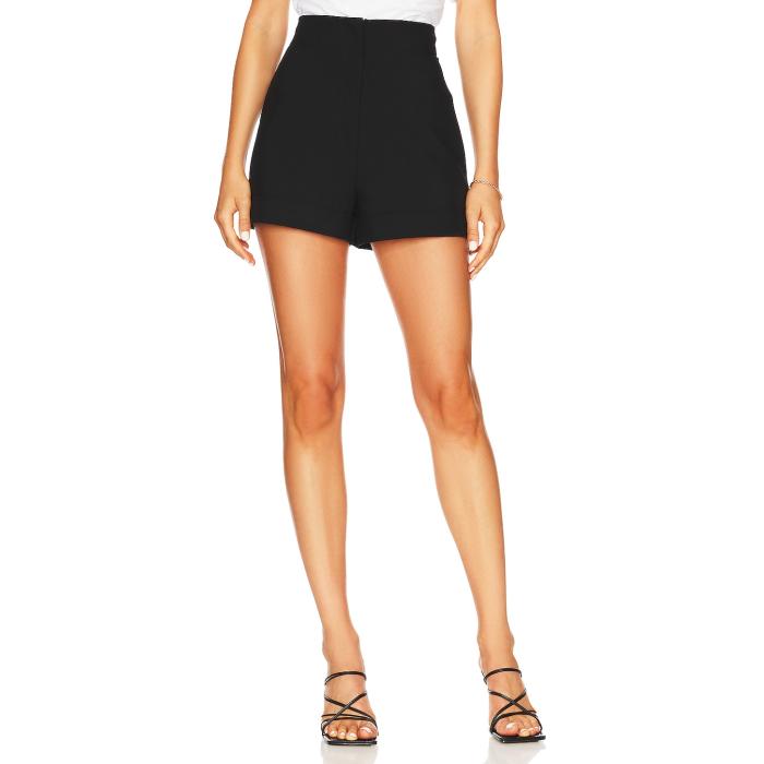 バルドット Bardot 【 Anna High Waist Short Women Black 】 ハイ レディースファッション ボトムス パンツ レディース 黒色 ブラック