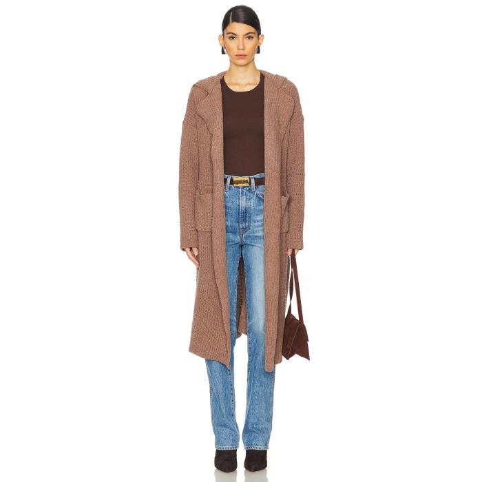 Lblc The Label 【 Sebastian Chunky Cardigan Women Mocha 】 ジレー レディース