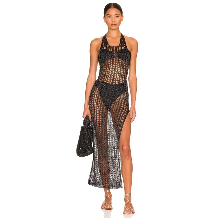 Superdown 【 Renata Swim Cover Up Women Black 】 レディース 黒色 ブラック