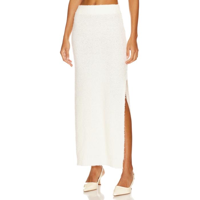525 【 Gwen Boucle Maxi Skirt Women Chalk 】 レディースファッション ボトムス スカート レディース
