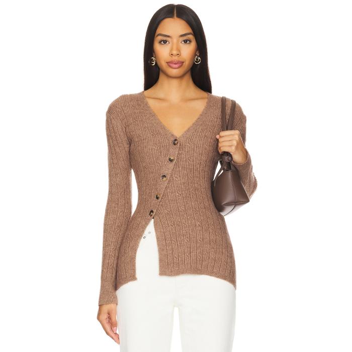 Heartloom 【 Sivan Top Women Mocha 】 レディースファッション トップス カーディガン ボレロ レディース レディースファッション-カーディガン・ボレロ