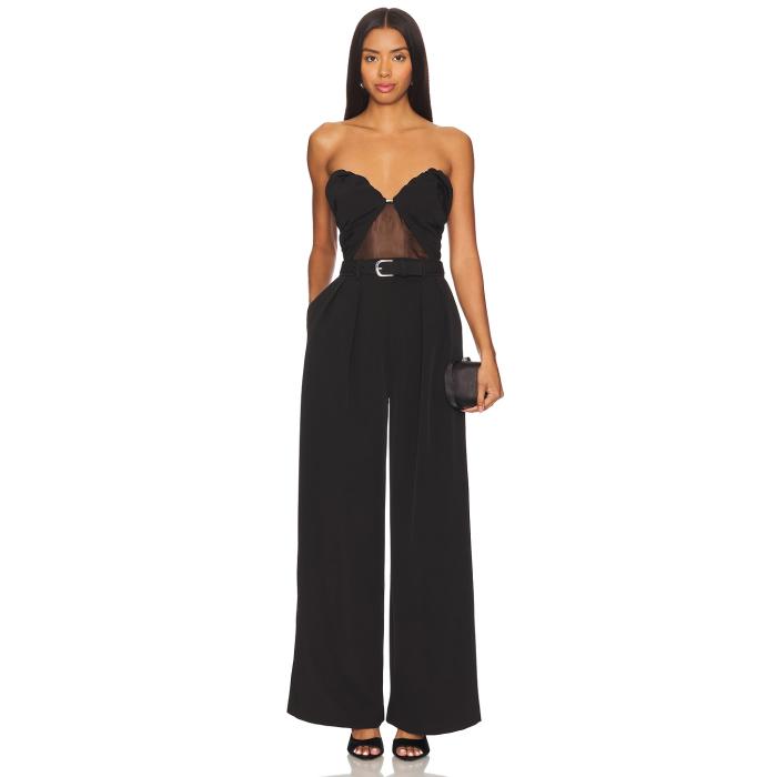 Et Ochs 【 Ophelia Jumpsuit Women Black 】 飛び降りる背広 レディース 黒いこと 黒いこと