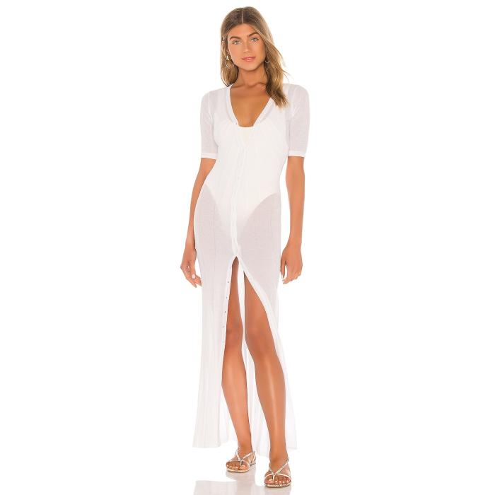Superdown 【 Sevilla Knit Maxi Dress Women White 】 編み物 お召しもの レディース 白いこと 白いこと