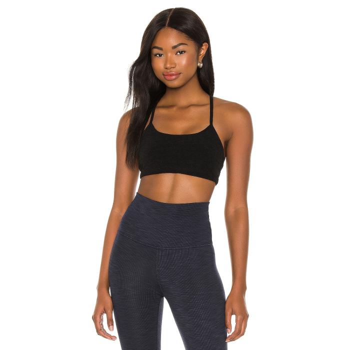 ビヨンドヨガ Beyond Yoga 【 Spacedye Slim Racerback Bra Women Darkest Night 】 slim スリム レディース ナイト｜スニケス