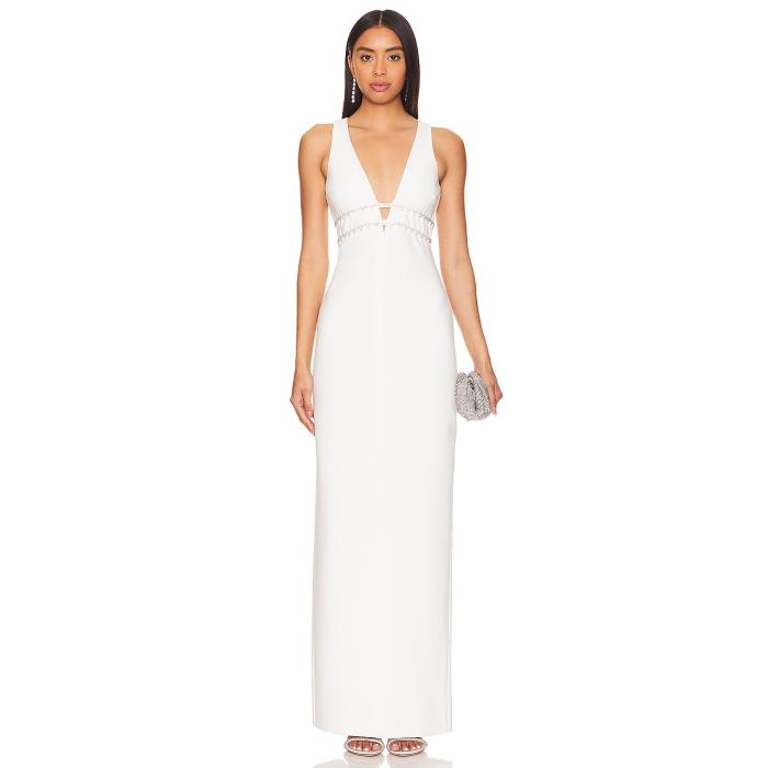 Likely 【 Cristo Gown Women White 】 レディースファッション ドレス レディース 白色 ホワイト
