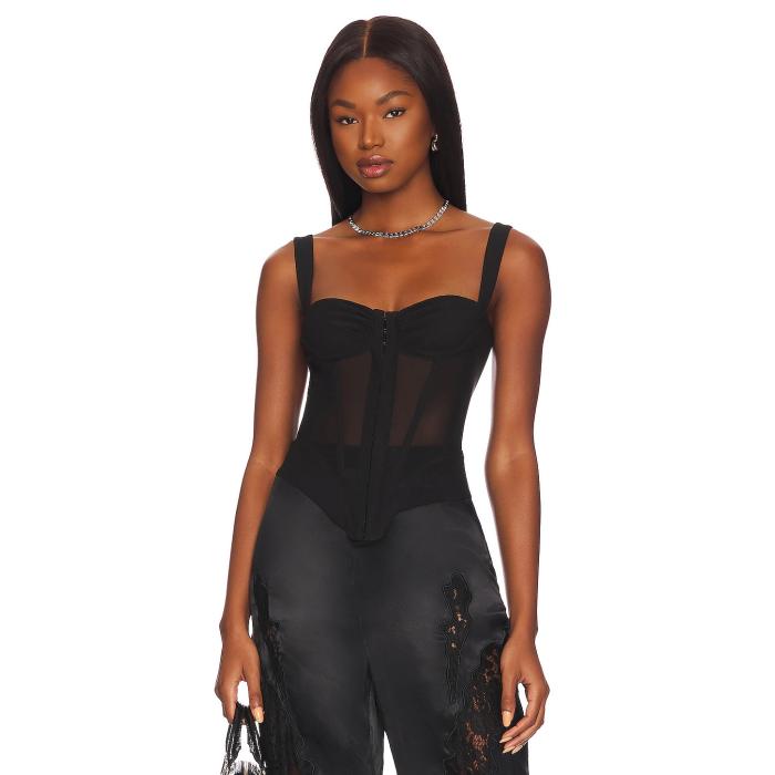 Miaou 【 Deville Top Women Black 】 レディース 黒いこと 黒いこと
