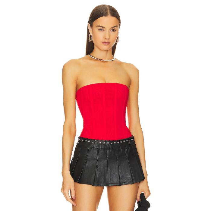 Miaou 【 Libra Corset Women Red 】 レディース Red 赤・赤いこと