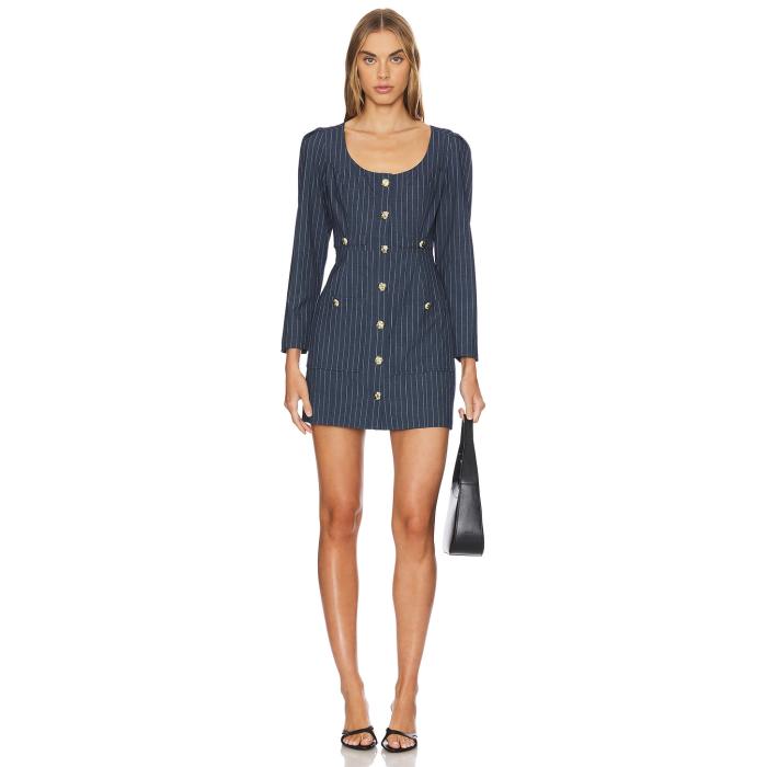 Line & Dot 【 Astoria Dress Women Denim Blue 】 ドレス レディースファッション ドレス レディース デニム 青色 ブルー