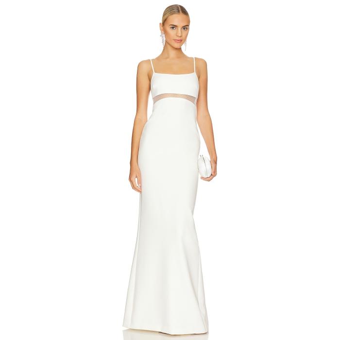 Likely 【 Stefania Gown Women White 】 レディースファッション ドレス レディース 白色 ホワイト
