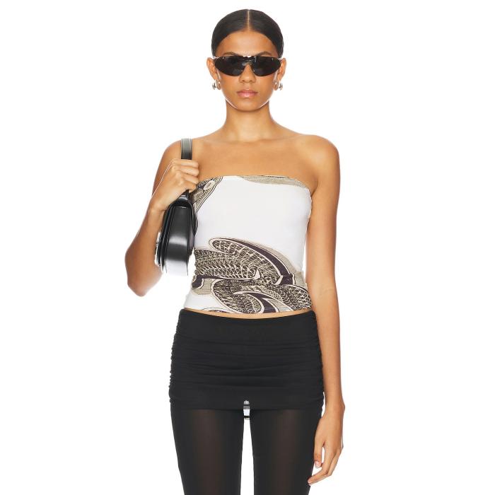 Miaou 【 Haley Top Women Fortune Print 】 レディースファッション トップス その他 レディース